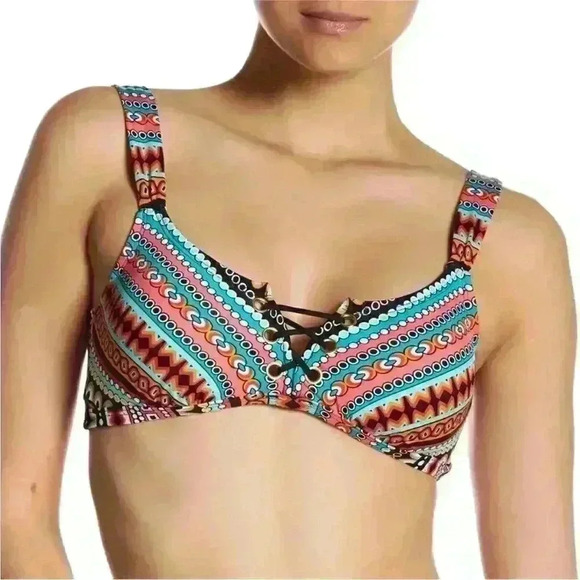 NWT $78 JANTZEN Sz US 8 EMPRESS
TEAL TOP - Picture 1 of 4